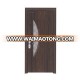 the chepest price PVC facedMDF glass door/ pvc glass door